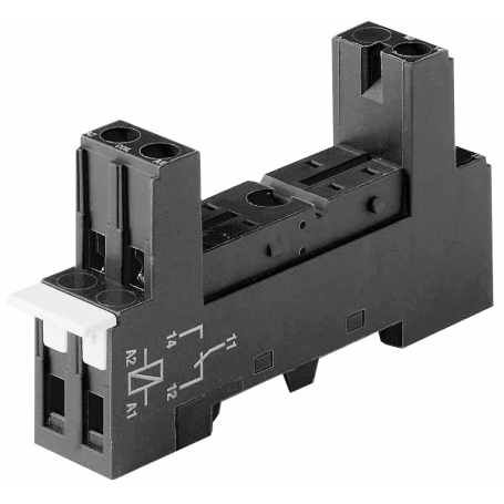 Finder 958330 socket with screw connections, color black, for relay 40.31