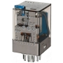 Finder 601390240040 Relay with plug connections, 3 changers 10 A, coil 24 V DC