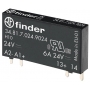 Finder 348170249024 Relais mit Steck- und Printanschlüssen, Eingang 24 V DC, Ausgang SSR 1 Schließer 6 A/24 V DC