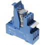 Finder 593490240050 Coupling relay with screw connections, 4 changers 7 A, coil 24 V DC