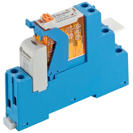 Finder 4C0282300060 Coupling relay, with screw connections, 2 changers 8 A, coil 230 V AC