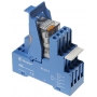 Finder 593480240060 Coupling relay with screw connections, 4 changers 7 A, coil 24 V AC
