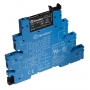 Finder 385102400060 Coupling relay with screw connections, 1 changer 6 A, coil 240 V AC/220 V DC