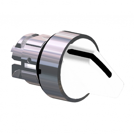 Schneider ZB4BD201 Frontelem. weiß, f. Wahlschalter Ø22, 2 Stellungen rastend