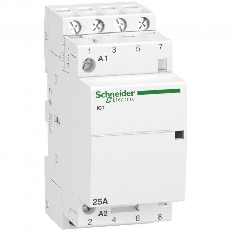 Schneider A9C20834 Installationsschütz iCT 25A 4S 220/240V 50Hz