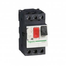 Schneider GW2ME14 motor protection switch, 3p, 6-10A, pushbutton actuation, screw connection