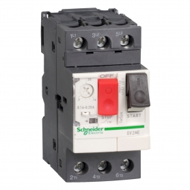 Schneider GW2ME20 motor protection switch, 3p, 13-18A, pushbutton actuation, screw connection
