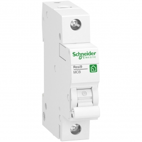 Schneider R9F23110 Circuit breaker Resi9 1P, 10A, B Characteristics, 6ka