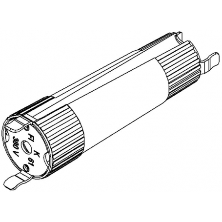 Kleinhuis 61 Passeinsatzschlüssel, einteilig Kunststoff PS, Farbe rot (1 Stück)