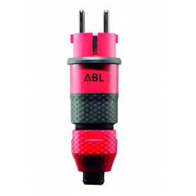 ABL 1529140 SCHUKO Stecker rot, 2K-Technologie, 2 Erdungssysteme, IP54