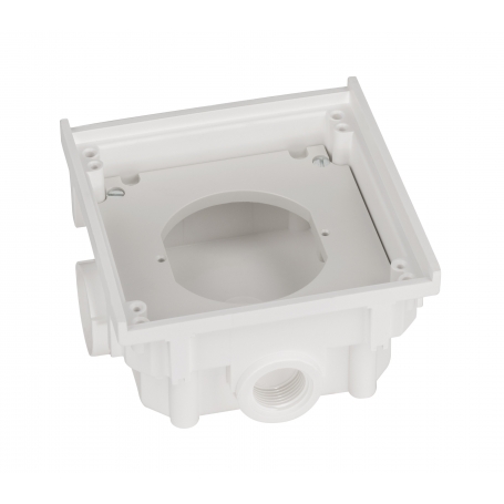 ABL 1632500 Flächenbündiges Leergehäuse, weiß