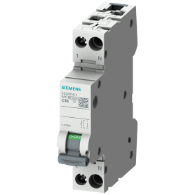Siemens 5SL6016-7 zaštitni priključak 230V 6KA, 1+N polig/1TE C16