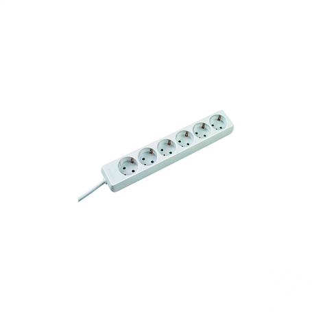 Bachmann SELLY 6xCEE7/3 weiß Strom 1,5m CEE7/7 381.241S