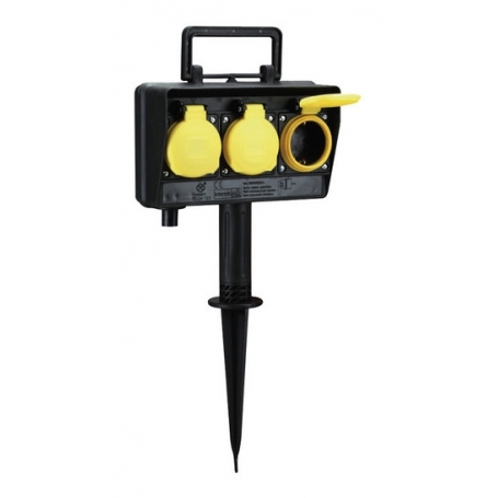 Bachmann Gartensteckdose mit Erdspieß  394175