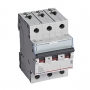 Legrand 403543 TX3 C-characteristic circuit breaker, 10A, 3 pôles, 6kA, 400VAC, 3TE