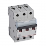 Legrand 403547 TX3 C-characteristic circuit breaker, 25A, 3-pole, 6kA, 400VAC, 3TE