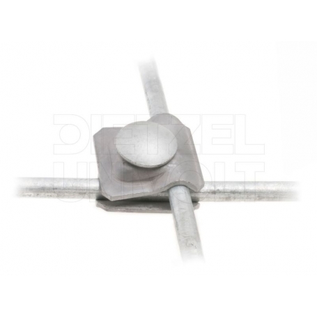 Dietzel MZK8-10/8-10FVM10FV Mehrzweckklemme mit Gegenmutter M10fv, 8-10/8-10mm, fv