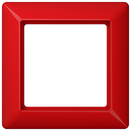 Jung AS 581 BF RT Rahmen, 1fach, bruchsicher, für waagerechte und senkrechte Kombination