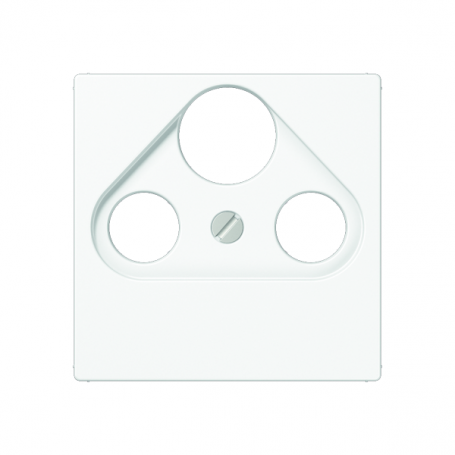 Jung A 561 BFPLSAT WW Cover, screw fastening, break-proof, for SAT-TV socket