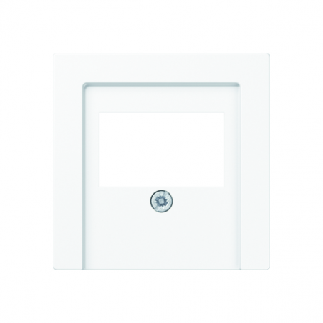 Jung A 569 BFPLT WW Abdeckung, für TAE-Fernmelde-Anschlussdose und Kombinations-Anschluss-Einheit