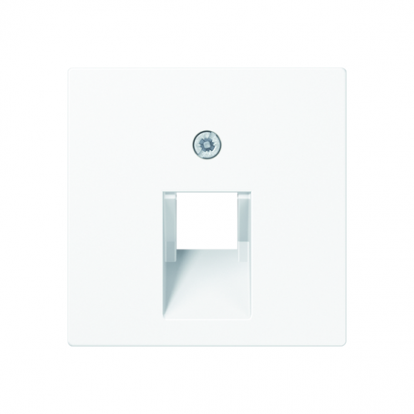 Jung A 569-1 BFPLUA WW Cover, for IAE/UAE connector and datad. Cat. 5e and Cat. 6 (1 x 8- police