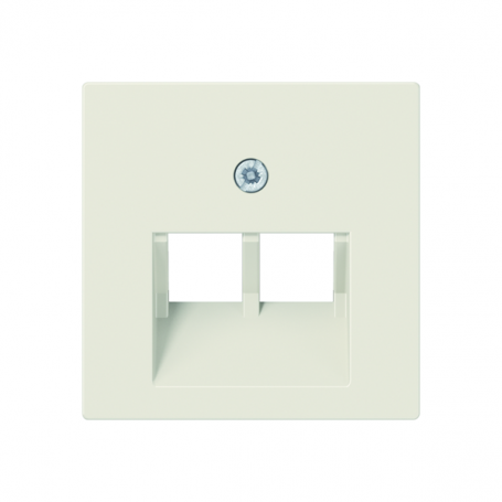 Jung A 569-2 BFPLUA cover, for IAE/UAE connector and datad. Cat. 5e and Cat. 6 (2 x 8- police