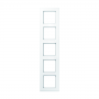 Jung AC 585 WW frame, 5 times, for horizontal and vertical combination