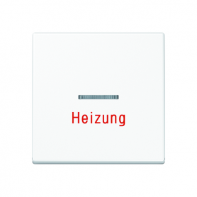 Jung A 590 H WW rocker, lens, light guide, inscription heating, for Wipp control switch, touch control switch and illuminable