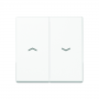Jung A 595 P WW rocker, symbols, for blinds, blinds and buttons BA 2x