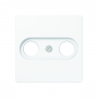 Jung A 561 PLTV WW Cover, screw fastening, for antenna socket according to DIN 45330