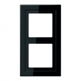 Jung LSD 982 SW Rahmen, 2fach, für waagerechte und senkrechte Kombination