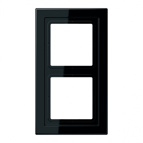 Jung LSD 982 SW Rahmen, 2fach, für waagerechte und senkrechte Kombination