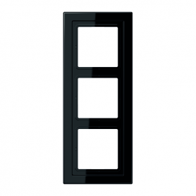 Jung LSD 983 SW frame, 3 times, for horizontal and vertical combination