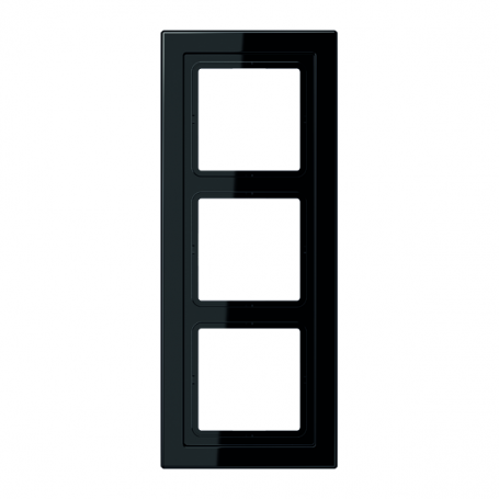 Jung LSD 983 SW frame, 3 times, for horizontal and vertical combination