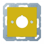Jung A 564 GE cover, support ring, screw fastening, for command devices with 22.5 mm Ø