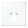 Jung CD 562 WW Cover, support ring, screw fastening, for 2 small sockets (speaker)