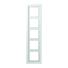 Jung LSD 985 WW frame, 5 times, for horizontal and vertical combination