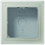 Jung ES 2581 A-L splash cap, 1x, integrated, flame-retardant bottom plate, molded frame