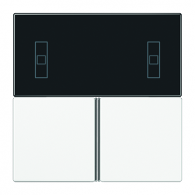 Jung LS 4093 TSA WW key set, complete, for compact room controller module Art.-Nr.: 4093 KRM TS D