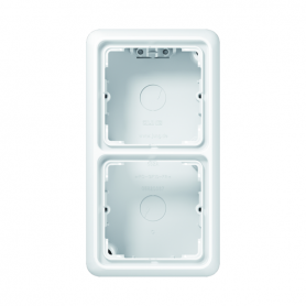 Jung CD 582 A WW splash cap, double, integrated, flame-retardant bottom plate, molded frame