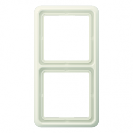 Jung CD 582 W frame, 2x, for horizontal and vertical combination