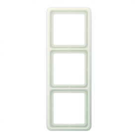 Jung CD 583 W frame, 3 times, for horizontal and vertical combination