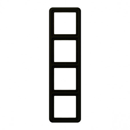 Jung CD 584 BR frame, 4x, for horizontal and vertical combination