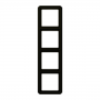 Jung CD 584 BR frame, 4x, for horizontal and vertical combination