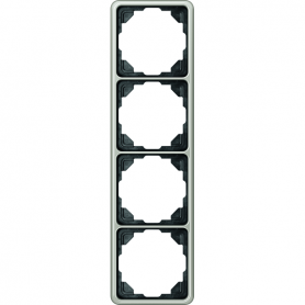 Jung CD 584 PT frame, 4 times, for horizontal and vertical combination