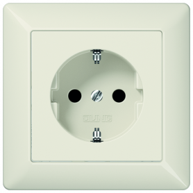 Jung AS 1520 N SCHUKO socket, 16 A 250 V, full plate, 80,5 x 80,5 mm, without claws