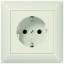 Jung AS 1520 N SCHUKO socket, 16 A 250 V, full plate, 80,5 x 80,5 mm, without claws