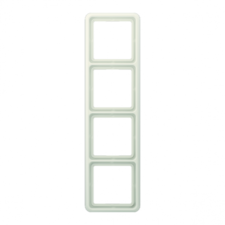 Jung CD 584 W frame, 4 times, for horizontal and vertical combination