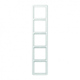 Jung CD 585 WW Rahmen, 5fach, für waagerechte und senkrechte Kombination