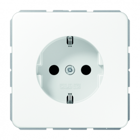 Jung CD 1520 N WW SCHUKO socket, 16 A 250 V without claws
